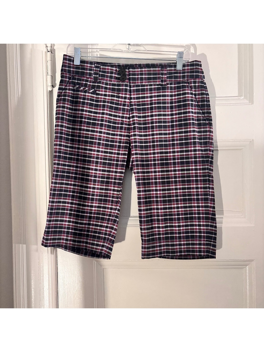 Gordon Cooper Golf Women's Plaid Bermuda Shorts Size 6
